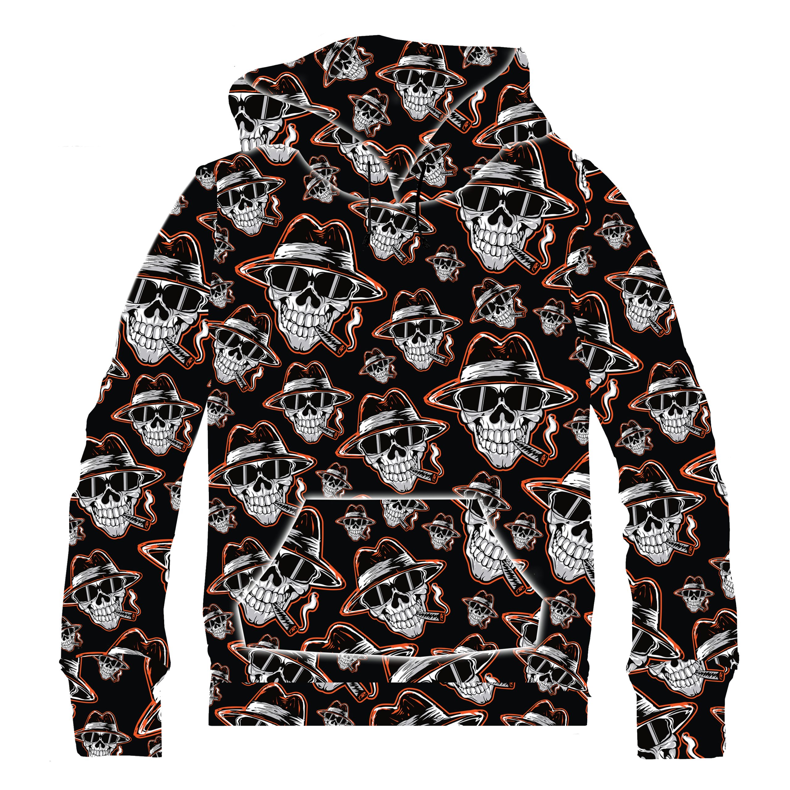 Million Joes “Pull Over” Nuke Orange sublimated all over print hoodie! (Copy)